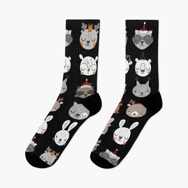 Item preview, Cute Christmas Animals Set - Christmas Dream designed and sold by patternjp.