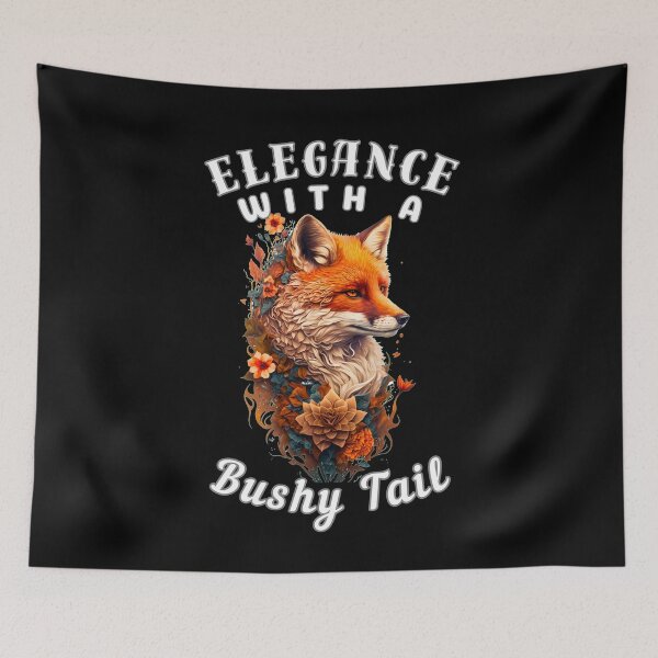 Item preview, Elegance With A Bushy Tail designed and sold by FoxVibes.