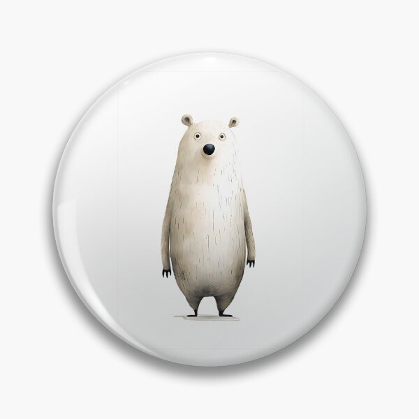 Item preview, Frosty Fluff - Charming Polar Bear designed and sold by ColorConsole.
