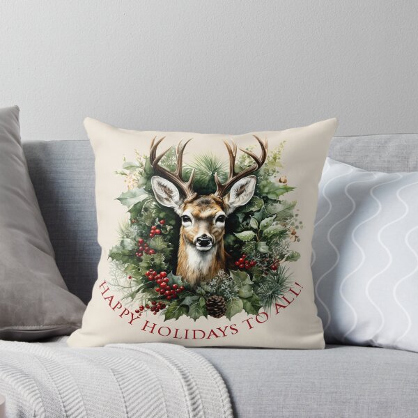 Item preview, Happy Holidays to All! (buck) designed and sold by Lisa Weber.