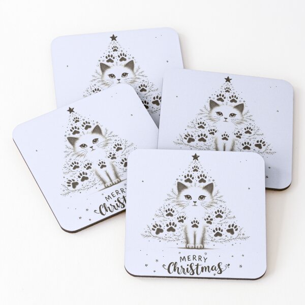 Item preview, Whiskers Wonderland: Festive Feline Cartoons for Purr-fect Holiday Cheer! designed and sold by InsaneLEDP.