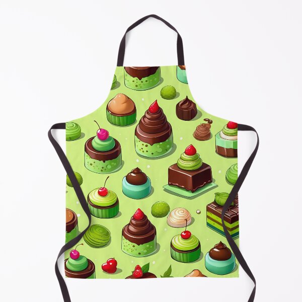 Item preview, Sweet Symphony: Colorful Dessert Medley on Green designed and sold by adorable-flavor.