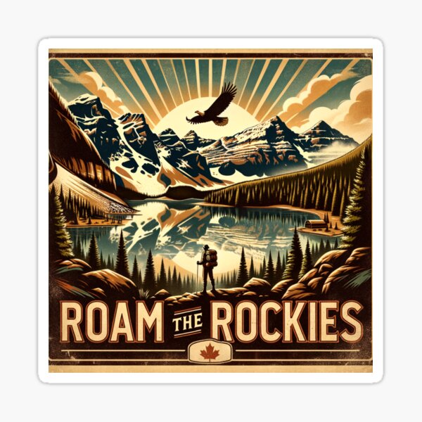 Item preview, Roam the Rockies Hiking designed and sold by visionaryprint.