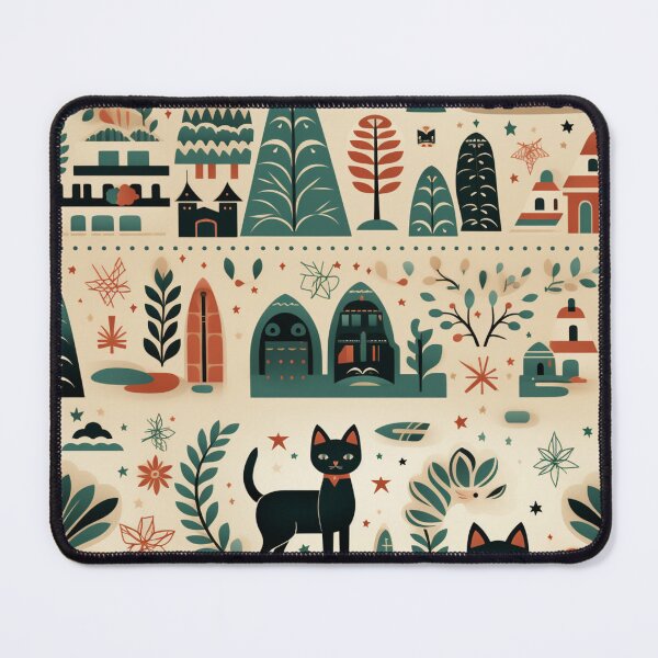 Item preview, Minimalist Cat Christmas designed and sold by ShiningInDark.