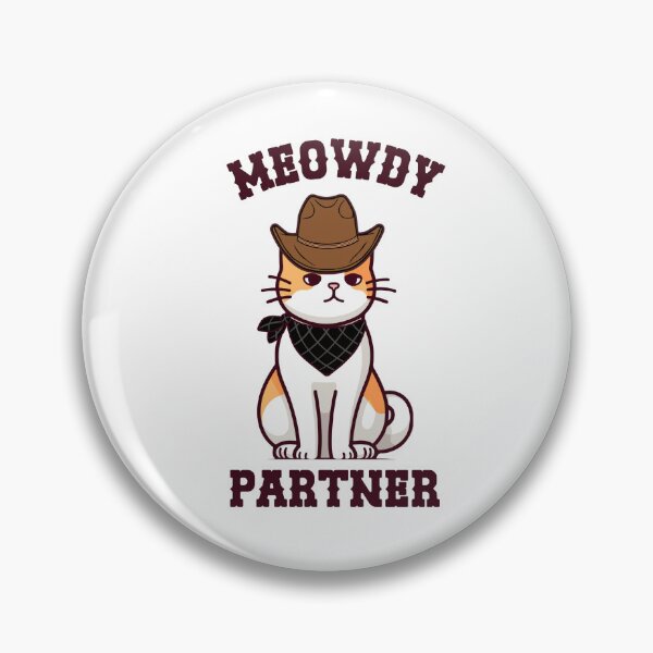 Item preview, Meowdy Partner Cowboy Cat  designed and sold by ImperialRose.