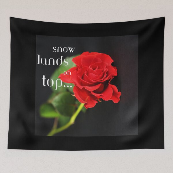Item preview, Snow Lands On Top Rose - I Can Fix Him Hunger Games Fan Art Design designed and sold by Gayan-Art.