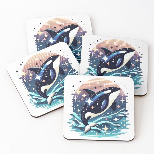 Item preview, Stylised Magical Orca  designed and sold by FuzyFriendHaven.