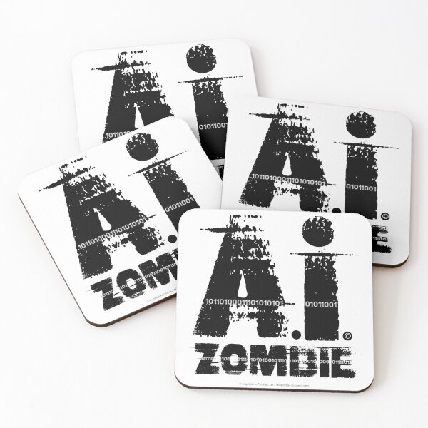 Item preview, AI Zombie -  For Light Backgrounds designed and sold by The Imagination Source™.
