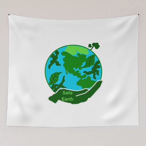 Item preview, Safe The Earth  designed and sold by Aesthetic shapes design.