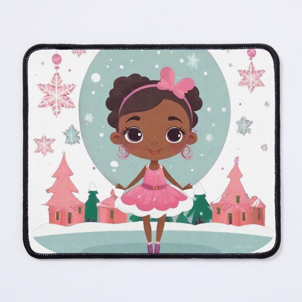 Item preview, Sugar plum ballerina, with snowflakes designed and sold by Noodlebaby.