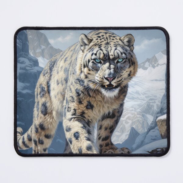 Item preview, Wild Snow Leopard designed and sold by Elisabeth Lucas.