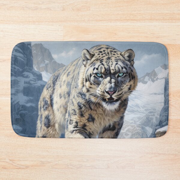 Item preview, Wild Snow Leopard designed and sold by Elisabeth Lucas.