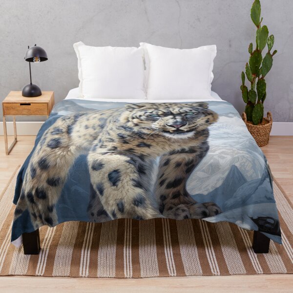 Item preview, Wild Snow Leopard designed and sold by Elisabeth Lucas.