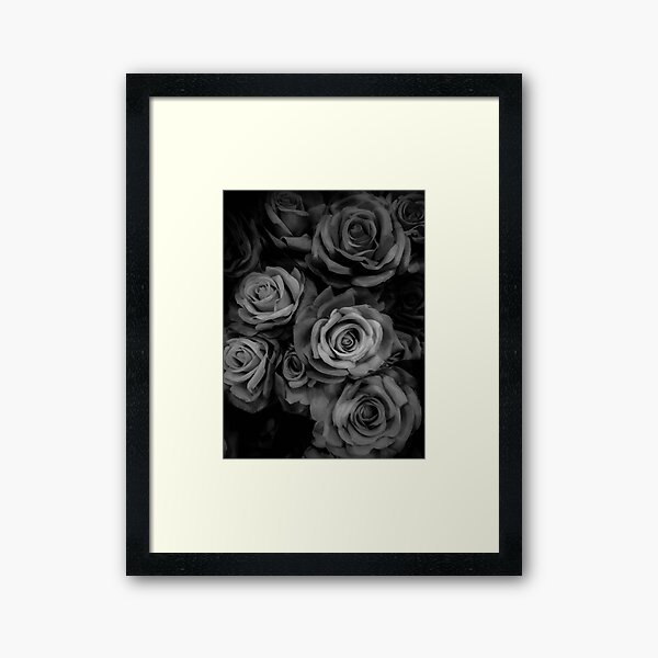 Just Roses Framed Art Print