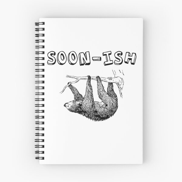 Item preview, Soonish lazy sloth designed and sold by silentmark.