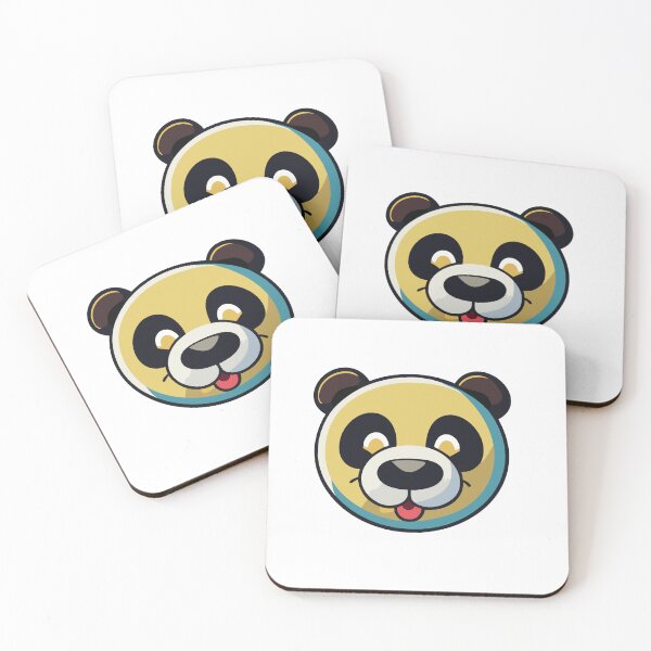 Item preview, cute panda face designed and sold by nujumsoft.