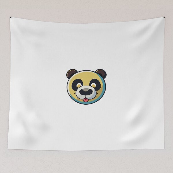 Item preview, cute panda face designed and sold by nujumsoft.