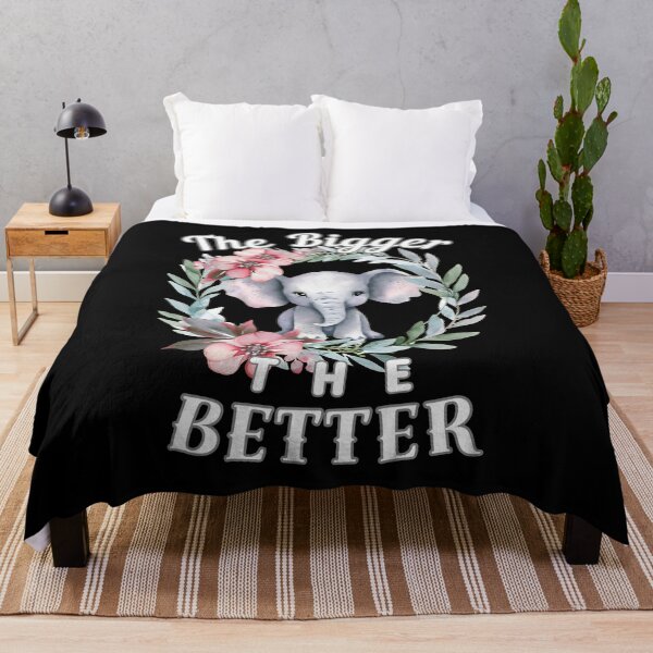 Item preview, The Bigger, The Better. surreal elephant designed and sold by ElephantVibes.