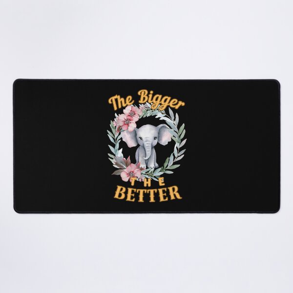 Item preview, The Bigger, The Better. watercolor elephant designed and sold by ElephantVibes.
