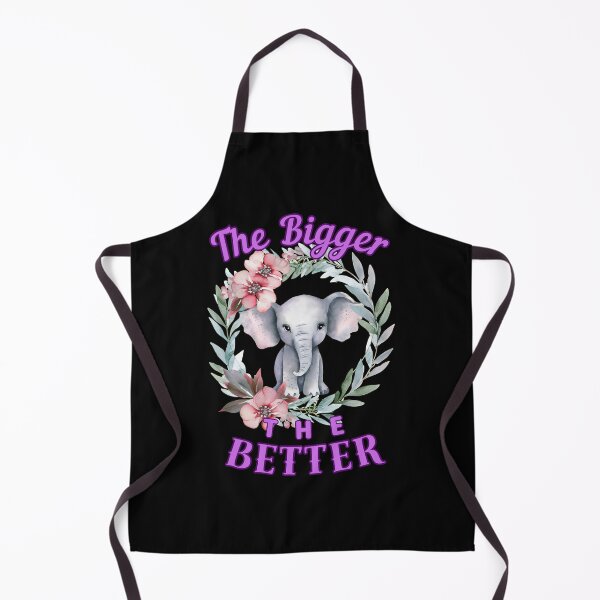 Item preview, The Bigger, The Better. elephant quote designed and sold by ElephantVibes.