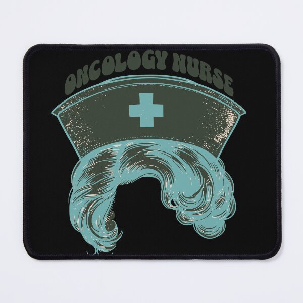 Item preview, Oncology Nurse Hat and Hair Retro Colors Vintage Aesthetic Nursing Appreciation Gift for her designed and sold by CORINNE W.