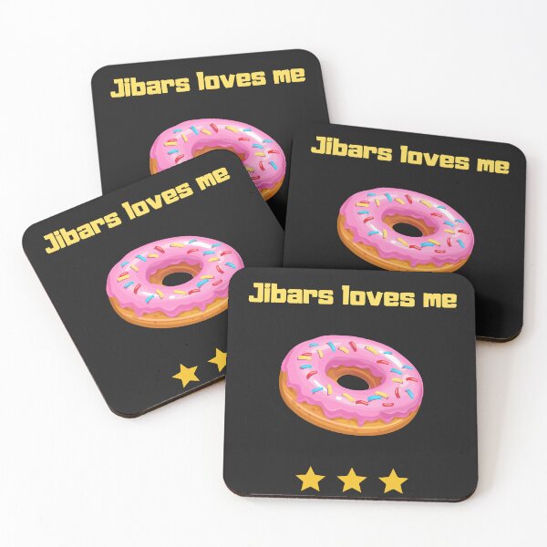 Item preview, Jibars loves me it's a great T-shirt idea for a donut lovers. designed and sold by Magrosa.