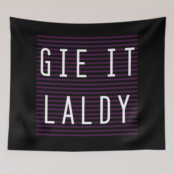 Item preview, Gie it laldy scottish retro  Stripped designed and sold by UniqueDesignHub.