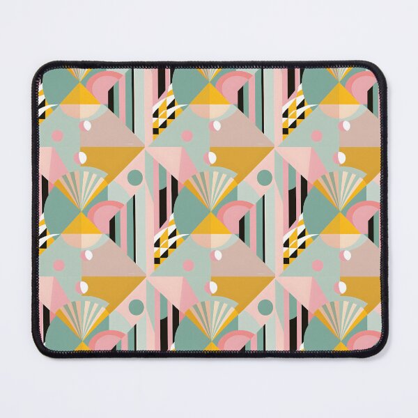 Item preview, 12 squares and 12 triangles abstract geometric pattern designed and sold by HofTao.