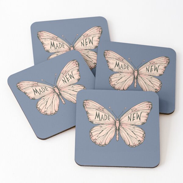 Item preview, Copy of Pink Golden Vintage Aesthetic Butterfly Metamorphosis Made New Biblical Reference Gift For Her designed and sold by CORINNE W.