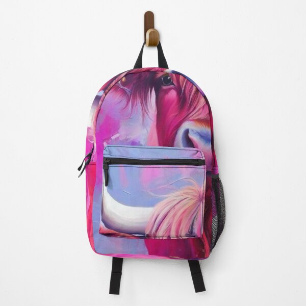 Item preview, Pink Highland Cow Abstract Painting designed and sold by druidwolfart.