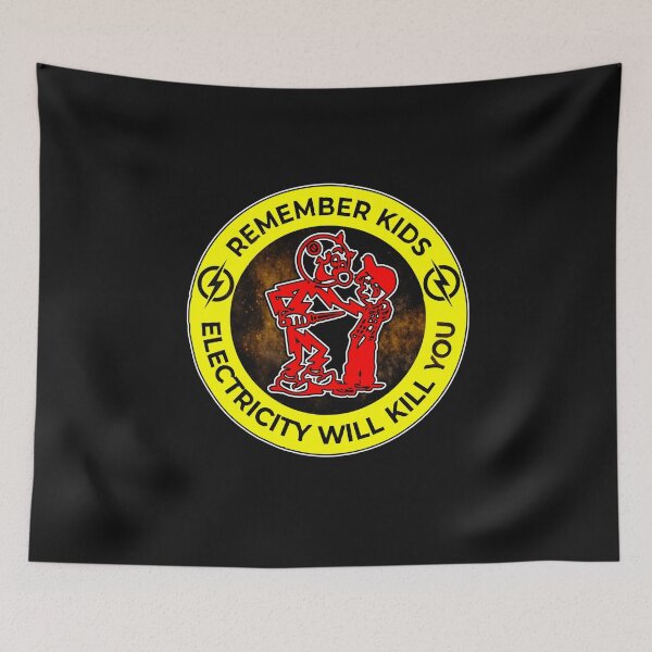 Item preview, Remember Kids Electricity Will Kill You / Electrician /  designed and sold by Tee Hub.