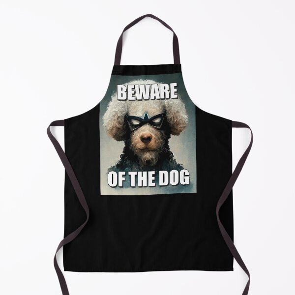Item preview, Beware Of The Dog Warning Sign | Poodle designed and sold by TMBTM.