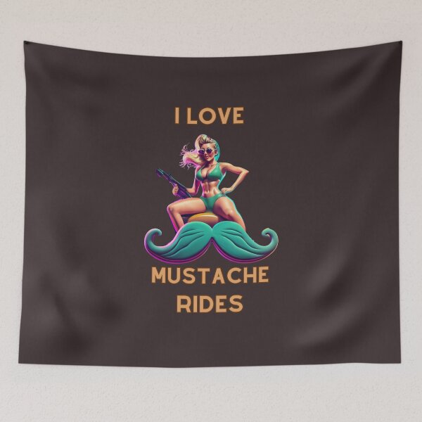 Artikelvorschau, Mustache ride - I love rides entworfen und verkauft von Superdealkoeln.
