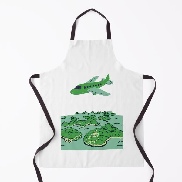 Item preview, Airplane flying over island designed and sold by Thedigital91.