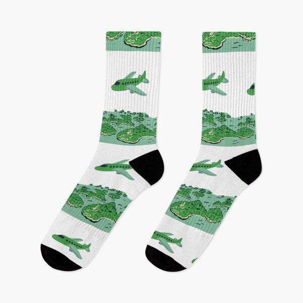Item preview, Airplane flying over island designed and sold by Thedigital91.