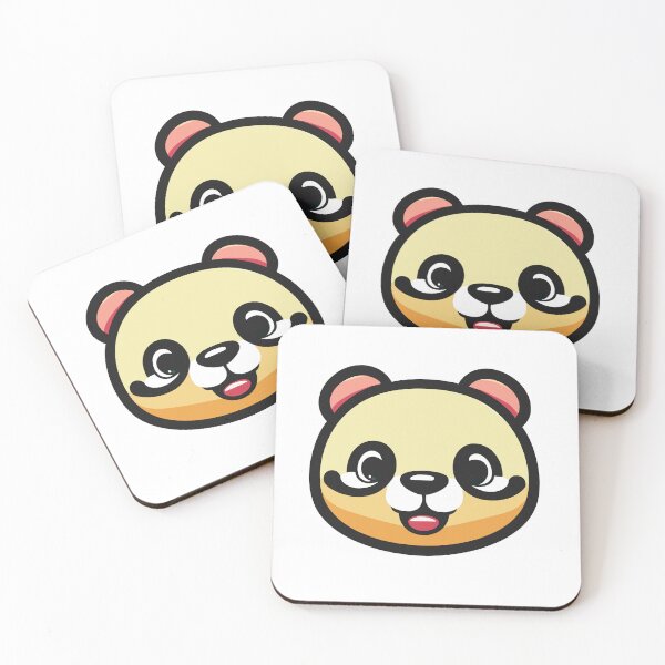Item preview, cute panda face designed and sold by nujumsoft.