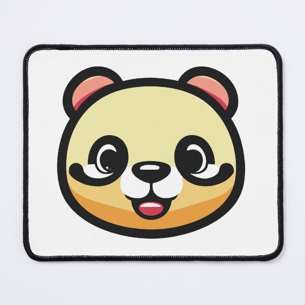 Item preview, cute panda face designed and sold by nujumsoft.