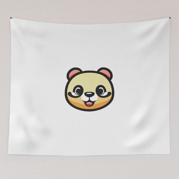 Item preview, cute panda face designed and sold by nujumsoft.