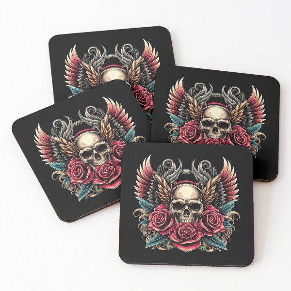 Item preview, Roses, Skull and Wings designed and sold by Mark Cannon.