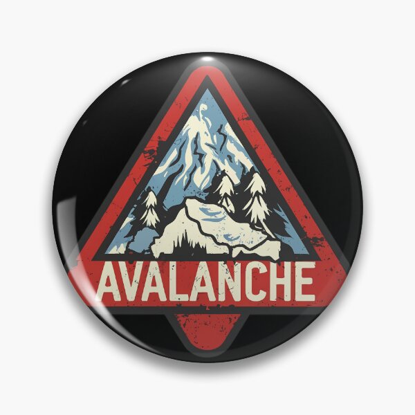 Item preview,  Avalanche Warning Sign designed and sold by FlexYourMind.