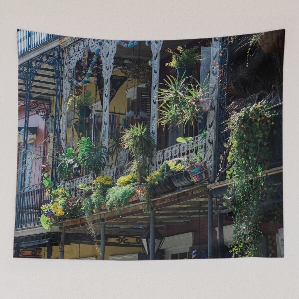 Item preview, French Quarter Balcony Plants, Nueva Orleans designed and sold by Lostlogo.
