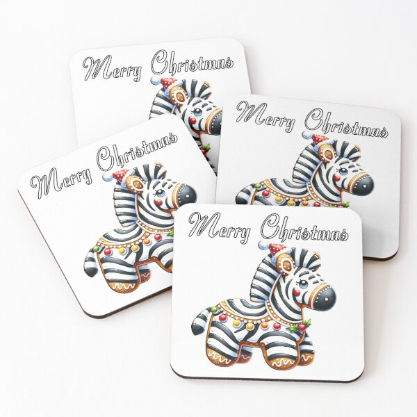 Item preview, Merry Christmas (zebra) designed and sold by Lisa Weber.