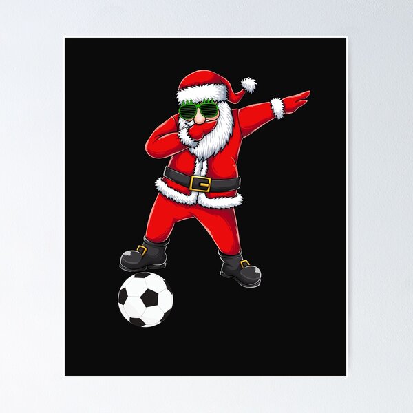 Item preview, Dapping Santa With Football designed and sold by infazbdeen.