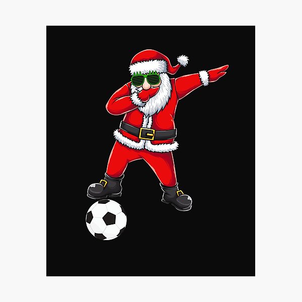 Item preview, Dapping Santa With Football designed and sold by infazbdeen.