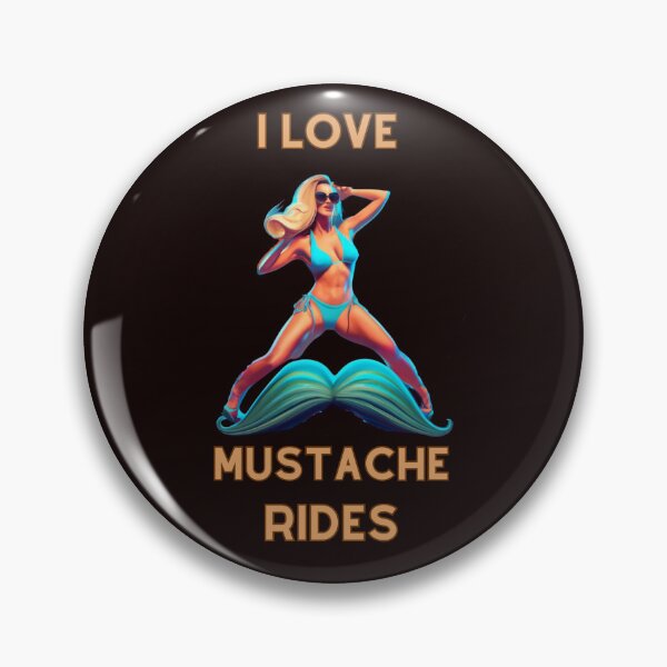 Artikelvorschau, I love mustache rides - funny quote entworfen und verkauft von Superdealkoeln.