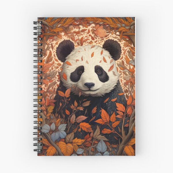 Item preview, cute panda bear in retro vintage style designed and sold by WallyPink.