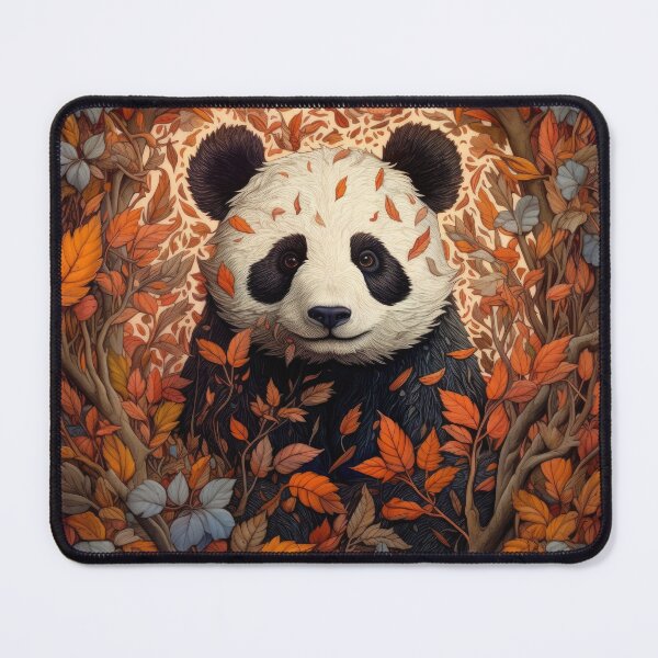 Item preview, cute panda bear in retro vintage style designed and sold by WallyPink.