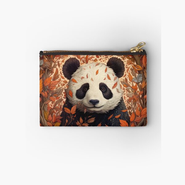Item preview, cute panda bear in retro vintage style designed and sold by WallyPink.