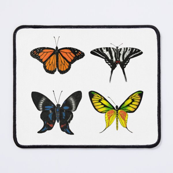 Item preview, Four Butterfly Species Illustration designed and sold by ArtAndBliss.