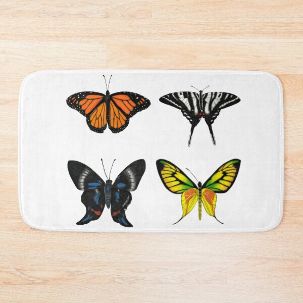 Item preview, Four Butterfly Species Illustration designed and sold by ArtAndBliss.